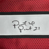 Framed Autographed/Signed Patrick Peterson 35x39 Arizona Red Football Jersey JSA COA