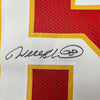 Framed Autographed/Signed Will Shields 35x39 Kansas City Red Football Jersey JSA COA