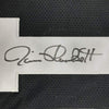 Framed Autographed/Signed Jim Plunkett 35x39 Oakland Black Football Jersey JSA COA