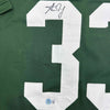 Autographed/Signed Aaron Jones Green Bay Green Football Jersey Beckett BAS COA by Hall of Fame Sports Memorabilia