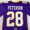 Autographed/Signed Adrian Peterson Minnesota Purple Football Jersey Beckett BAS COA by Hall of Fame Sports Memorabilia