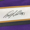 Autographed/Signed Anquan Boldin Baltimore Purple Football Jersey Beckett BAS COA by Hall of Fame Sports Memorabilia