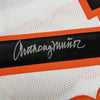 Autographed/Signed Anthony Munoz Cincinnati White Football Jersey Beckett BAS COA by Hall of Fame Sports Memorabilia