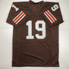 Autographed/Signed Bernie Kosar Cleveland Brown Football Jersey JSA COA by Hall of Fame Sports Memorabilia