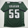 Autographed/Signed Brandon Graham Philadelphia Green Football Jersey Beckett BAS COA by Hall of Fame Sports Memorabilia