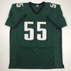 Autographed/Signed Brandon Graham Philadelphia Green Football Jersey Beckett BAS COA by Hall of Fame Sports Memorabilia