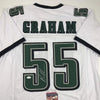 Autographed/Signed Brandon Graham Philadelphia White Football Jersey JSA COA by Hall of Fame Sports Memorabilia