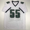 Autographed/Signed Brandon Graham Philadelphia White Football Jersey JSA COA by Hall of Fame Sports Memorabilia