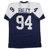Autographed/Signed Charles Haley Dallas Thanksgiving Day Football Jersey JSA COA
