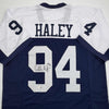 Autographed/Signed Charles Haley Dallas Thanksgiving Day Football Jersey JSA COA