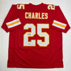 Autographed/Signed Jamaal Charles Kansas City Red Football Jersey JSA COA by Hall of Fame Sports Memorabilia