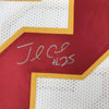 Autographed/Signed Jamaal Charles Kansas City White Football Jersey JSA COA by Hall of Fame Sports Memorabilia