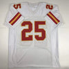 Autographed/Signed Jamaal Charles Kansas City White Football Jersey JSA COA by Hall of Fame Sports Memorabilia