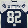 Autographed/Signed Jason Witten Dallas Thanksgiving Day Football Jersey Beckett BAS COA