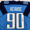 Autographed/Signed Jevon Kearse Tennessee Powder Blue Football Jersey JSA COA by Hall of Fame Sports Memorabilia