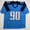 Autographed/Signed Jevon Kearse Tennessee Powder Blue Football Jersey JSA COA by Hall of Fame Sports Memorabilia