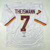Autographed/Signed Joe Theismann 83 MVP Washington White Football Jersey Beckett BAS COA by Hall of Fame Sports Memorabilia