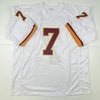 Autographed/Signed Joe Theismann 83 MVP Washington White Football Jersey Beckett BAS COA by Hall of Fame Sports Memorabilia