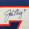 Autographed/Signed John Elway Denver Blue Football Jersey JSA COA by Hall of Fame Sports Memorabilia