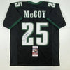 Autographed/Signed LeSean McCoy Philadelphia Black Football Jersey JSA COA by Hall of Fame Sports Memorabilia