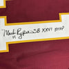 Autographed/Signed Mark Rypien SB XXVI MVP Washington Burgundy Football Jersey Beckett BAS COA by Hall of Fame Sports Memorabilia