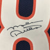 Autographed/Signed Mike Ditka Chicago Blue Stat Football Jersey JSA COA by Hall of Fame Sports Memorabilia