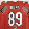 Autographed/Signed Mike Ditka Chicago Orange Football Jersey JSA COA by Hall of Fame Sports Memorabilia