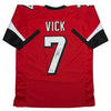 Autographed/Signed Michael Mike Vick Atlanta Red Football Jersey Beckett BAS COA by Hall of Fame Sports Memorabilia