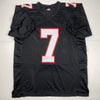 Autographed/Signed Michael Mike Vick Atlanta Retro Black Football Jersey JSA COA by Hall of Fame Sports Memorabilia