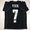 Autographed/Signed Michael Mike Vick Philadelphia Black Football Jersey PSA/DNA COA by Hall of Fame Sports Memorabilia