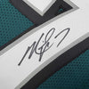 Autographed/Signed Michael Mike Vick Philadelphia Green Football Jersey Beckett BAS COA by Hall of Fame Sports Memorabilia