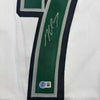 Autographed/Signed Michael Mike Vick Philadelphia White Football Jersey Beckett BAS COA by Hall of Fame Sports Memorabilia