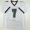 Autographed/Signed Michael Mike Vick Philadelphia White Football Jersey Beckett BAS COA by Hall of Fame Sports Memorabilia