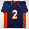 Autographed/Signed Patrick Surtain II Denver Blue Football Jersey JSA COA by Hall of Fame Sports Memorabilia