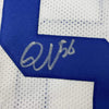 Autographed/Signed Quenton Nelson Indianapolis White Football Jersey JSA COA by Hall of Fame Sports Memorabilia