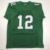 Autographed/Signed Randall Cunningham Philadelphia Green Football Jersey JSA COA by Hall of Fame Sports Memorabilia
