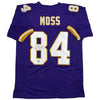 Autographed/Signed Randy Moss Minnesota Purple Football Jersey Beckett BAS COA by Hall of Fame Sports Memorabilia