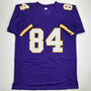 Autographed/Signed Randy Moss Minnesota Purple Football Jersey Beckett BAS COA by Hall of Fame Sports Memorabilia