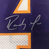 Autographed/Signed Randy Moss Minnesota White Football Jersey JSA COA