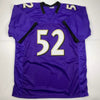Autographed/Signed Ray Lewis Baltimore Purple Football Jersey PSA/DNA COA by Hall of Fame Sports Memorabilia