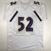 Autographed/Signed Ray Lewis Baltimore White Football Jersey JSA COA by Hall of Fame Sports Memorabilia