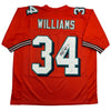 Autographed/Signed Ricky Williams Miami Orange Football Jersey JSA COA by Hall of Fame Sports Memorabilia