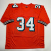 Autographed/Signed Ricky Williams Miami Orange Football Jersey JSA COA by Hall of Fame Sports Memorabilia