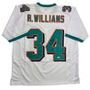 Autographed/Signed Ricky Williams Miami White Football Jersey JSA COA by Hall of Fame Sports Memorabilia