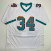 Autographed/Signed Ricky Williams Miami White Football Jersey JSA COA by Hall of Fame Sports Memorabilia