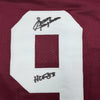 Autographed/Signed Sonny Jurgensen HOF 83 Washington Burgundy Football Jersey Beckett BAS COA by Hall of Fame Sports Memorabilia