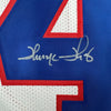 Autographed/Signed Thurman Thomas Buffalo White Football Jersey Beckett BAS COA by Hall of Fame Sports Memorabilia