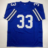 Autographed/Signed Tony Dorsett Dallas Retro Blue Football Jersey JSA COA by Hall of Fame Sports Memorabilia