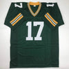 Autographed/Signed Davante Adams Green Bay Green Football Jersey JSA COA by Hall of Fame Sports Memorabilia