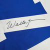 Autographed/Signed Walter Jones Seattle Blue Football Jersey JSA COA by Hall of Fame Sports Memorabilia